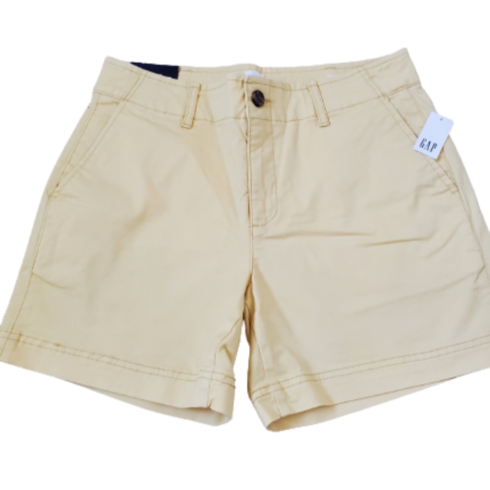 Gap mid rise 5" shorts, 31", yellow